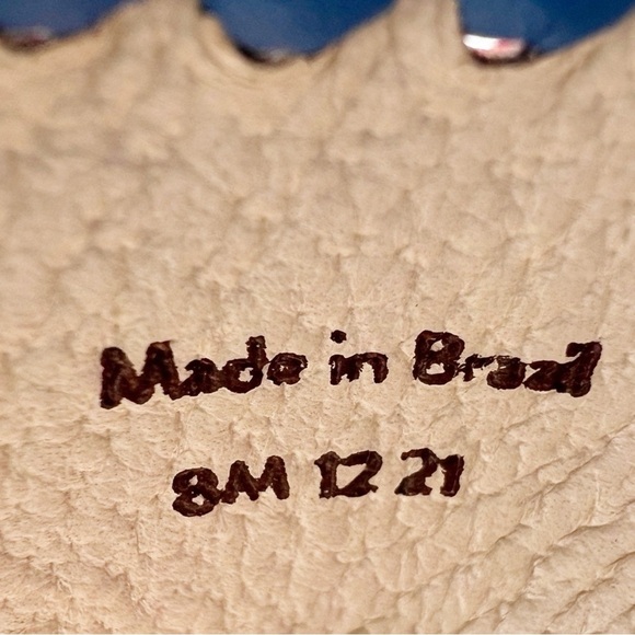 Jack Rogers Crab Embroidered Sandals Striped Crab Size 8 - Picture 6 of 8